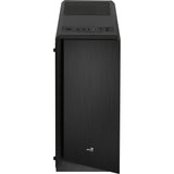 Aerocool rift midi tower behuizing (zwart | 3x usb-a | rgb | window)
