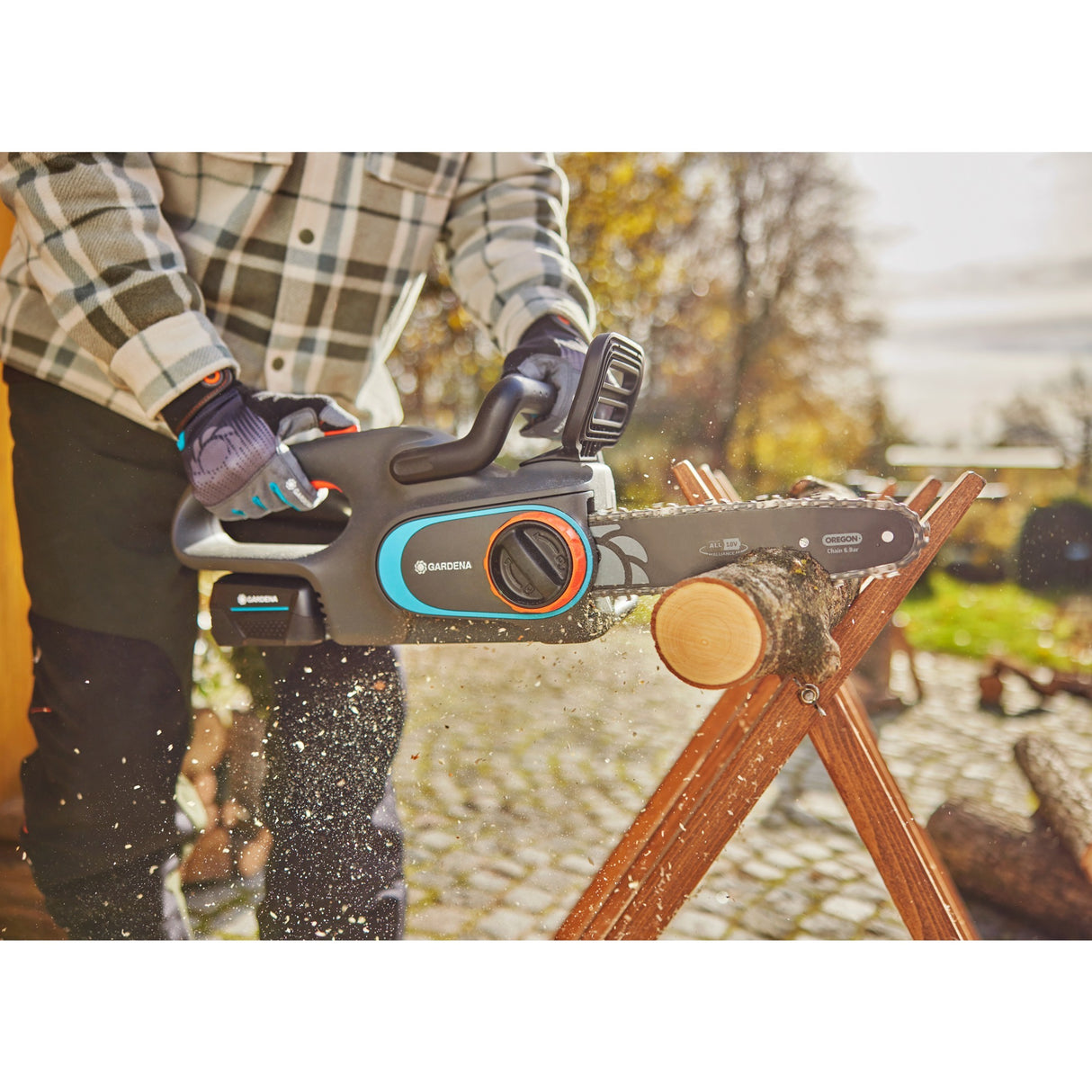 Gardena kettingzaag 250 18v p4a set