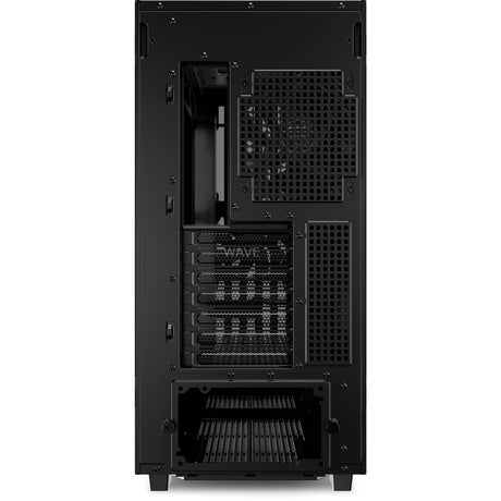 Sharkoon rebel c70m rgb midi tower behuizing (zwart houtkleur | 2x usb-a | 1x usb-c | rgb)