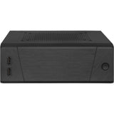 Silverstone sst-ml10b htpc behuizing (zwart | 2x usb-a)