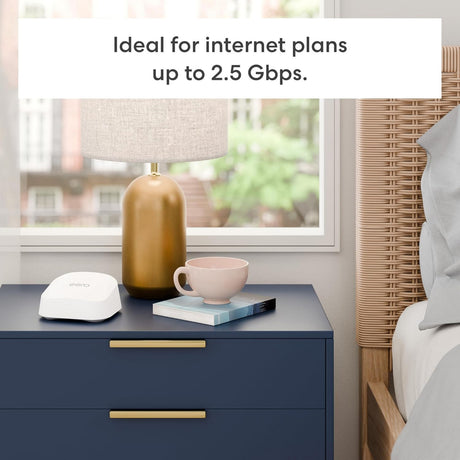 Eero 7 mesh wifi system, 3 stuks mesh router (wit)