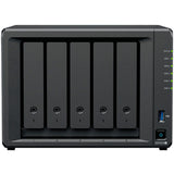 Synology diskstation ds1525+ nas (zwart, 2x lan, usb)