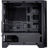 Inter-tech h-606 mini tower behuizing (zwart | 2x usb-a)