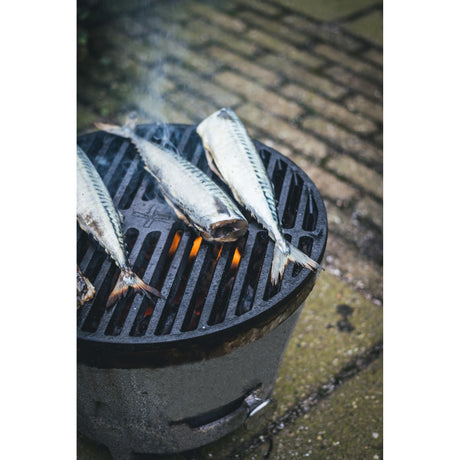 The windmill gietijzeren grillrooster grillplaat (zwart, ø 31,5 cm)