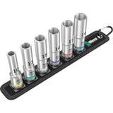 Wera belt c deep 1 doppenset, 1 2 dopsleutel (zwart, 6-delig)