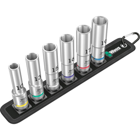 Wera belt c deep 1 doppenset, 1 2 dopsleutel (zwart, 6-delig)