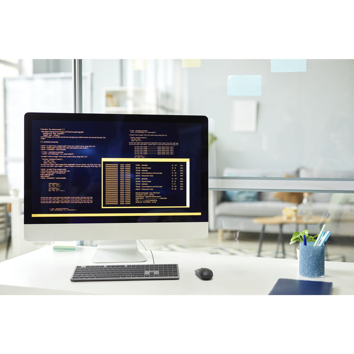 Kensington kb515 eq usb-c usb-a wired keyboard (grijs, us-international lay-out (qwerty), scissor switches, 100%)
