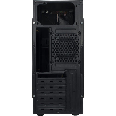 Inter-tech b-42 rgb midi tower behuizing (zwart | 3x usb-a | rgb | window)
