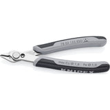 Knipex electronic super knips esd 78 13 125 esd elektronica-tang (grijs)