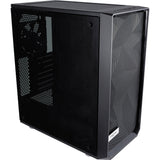 Fractal design meshify c midi tower behuizing (zwart | 2x usb-a | tempered glass)