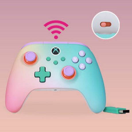 Powera advantage draadloze controller voor xbox series x|s - strandvibes (meerkleurig, xbox series x|s, xbox one, windows)