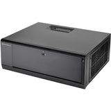 Silverstone sst-gd10b htpc behuizing (zwart | 2x usb-a)