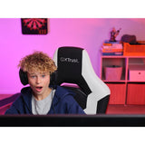Trust gxt 703w riye gamingstoel (zwart wit)
