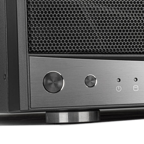 Silverstone sst-gd11b htpc behuizing (zwart | 2x usb-a | 1x usb-c)