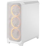 Fractal design meshify 3 rgb midi tower behuizing (wit | 2x usb-a | 1x usb-c | rgb | tempered glass)