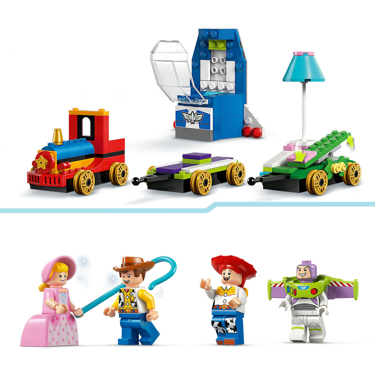 Lego disney en pixar's toy story feesttrein en rc auto set - 43264