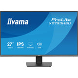 Iiyama prolite x2793hsu-b1 27 monitor (zwart (mat), 120 hz, hdmi, displayport, usb, audio)