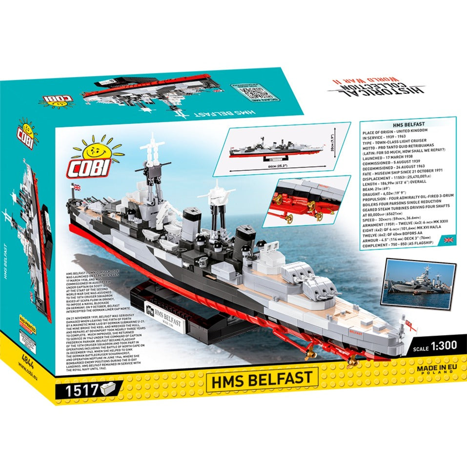 Cobi hms belfast constructiespeelgoed (schaal 1:300)