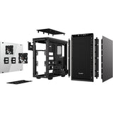 Be quiet! pure base 600 window midi tower behuizing (zwart | 2x usb-a | tempered glass)