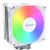 Montech nx400 argb cpu-koeler (wit, 4-pin pwm)
