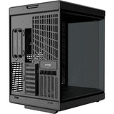 Hyte y70 midi tower behuizing (zwart | 2x usb-a | 1x usb-c | tempered glass)