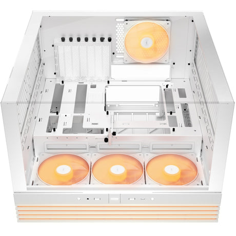 Be quiet! light base 600 lx midi tower behuizing (wit | 2x usb-a | 1x usb-c | rgb | tempered glass)