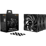 Be quiet! pure wings 3 high-speed case fans (zwart, 3 stuks, 120 x 120 x 25 mm, pwm)