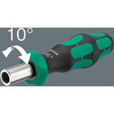 Wera kraftform kompakt 838 ra s imperial set 1 bitset (zwart groen, 14‑delig)
