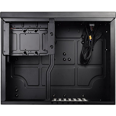 Silverstone sst-gd09b htpc behuizing (zwart | 2x usb-a)