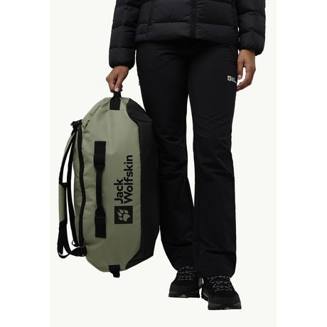 Jack wolfskin all-in duffle 35 rugzak (lichtgroen, 35 liter)