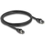 Delock cat.8.1 netwerkkabel (zwart, 1 meter, s ftp, rj-45)