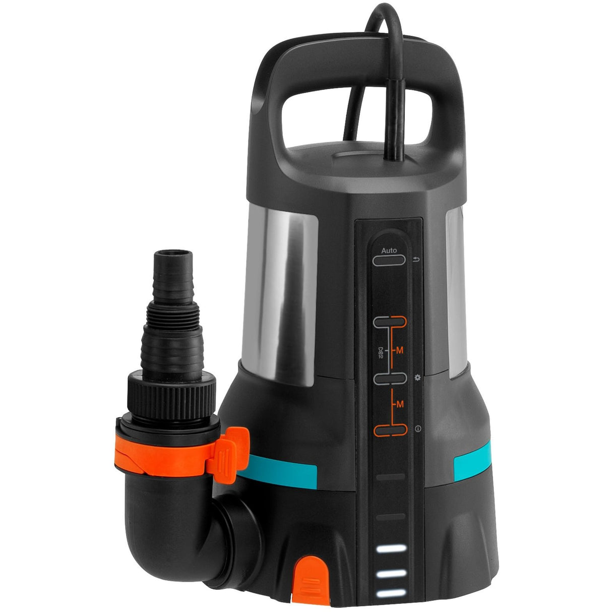 Gardena dompelpomp 11000 aquasensor dompel- en drukpompen (zwart roestvrij staal, 9034-20)