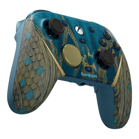Gamesir g7 pro tri-mode - wuchang version (wireless for xbox) gamepad (blauw goud, xbox series x|s, xbox one, pc, android, steam)