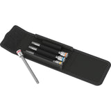 Wera 8767 a torx® hf 1 zyklop bitdoppen set torx dopsleutel (zwart zilver, 4-delig, met vasthoudfunctie, 1 4 -aandrijving)