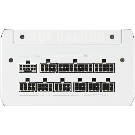 Asus tuf gaming gold white edition modulaire 1000 watt voeding (wit, 1x 12v-2x6, 4x pcie)