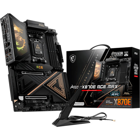 Msi meg x870e ace max socket am5 moederbord (raid, 10gb-lan, wi-fi 7, bluetooth 5.4, e-atx)