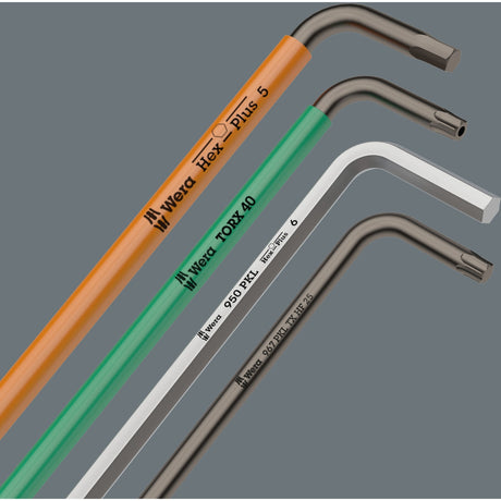 Wera inbussleutelset torx 967 9 tx xl multicolour 1 (9-delig, torx t8 tot t40)