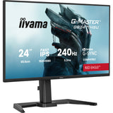 Iiyama g-master red eagle gb2471hsu-b1 23.8 gaming monitor (zwart, 2x hdmi, displayport, usb-a, usb-c, 240 hz)