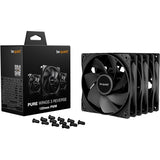 Be quiet! pure wings 3 reverse case fans (zwart, 3 stuks, 120 x 120 x 25 mm, pwm)