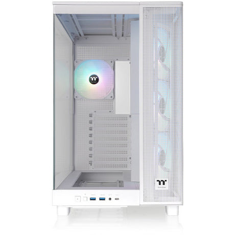 Thermaltake view 380 xl tg argb snow midi tower behuizing (wit | 2x usb-a | 1x usb-c | rgb | window)