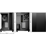 Be quiet! light base 500 midi tower behuizing (zwart | 2x usb-a | 1x usb-c | rgb | window)