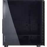Inter-tech cxc2 midi tower behuizing (zwart | 3x usb-a | window)