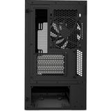 Nzxt h3 flow midi tower behuizing (zwart (mat) | 1x usb-a | 1x usb-c | tempered glass)