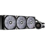 Sharkoon s90 rgb waterkoeling (zwart, 4-pins pwm fan-connector)