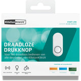Klikaanklikuit acdb-8000a draadloze drukknop voor deurbellen (wit)