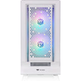 Thermaltake ceres 350 mx - snow midi tower behuizing (wit | 2x usb-a | 1x usb-c | rgb | tempered glass)