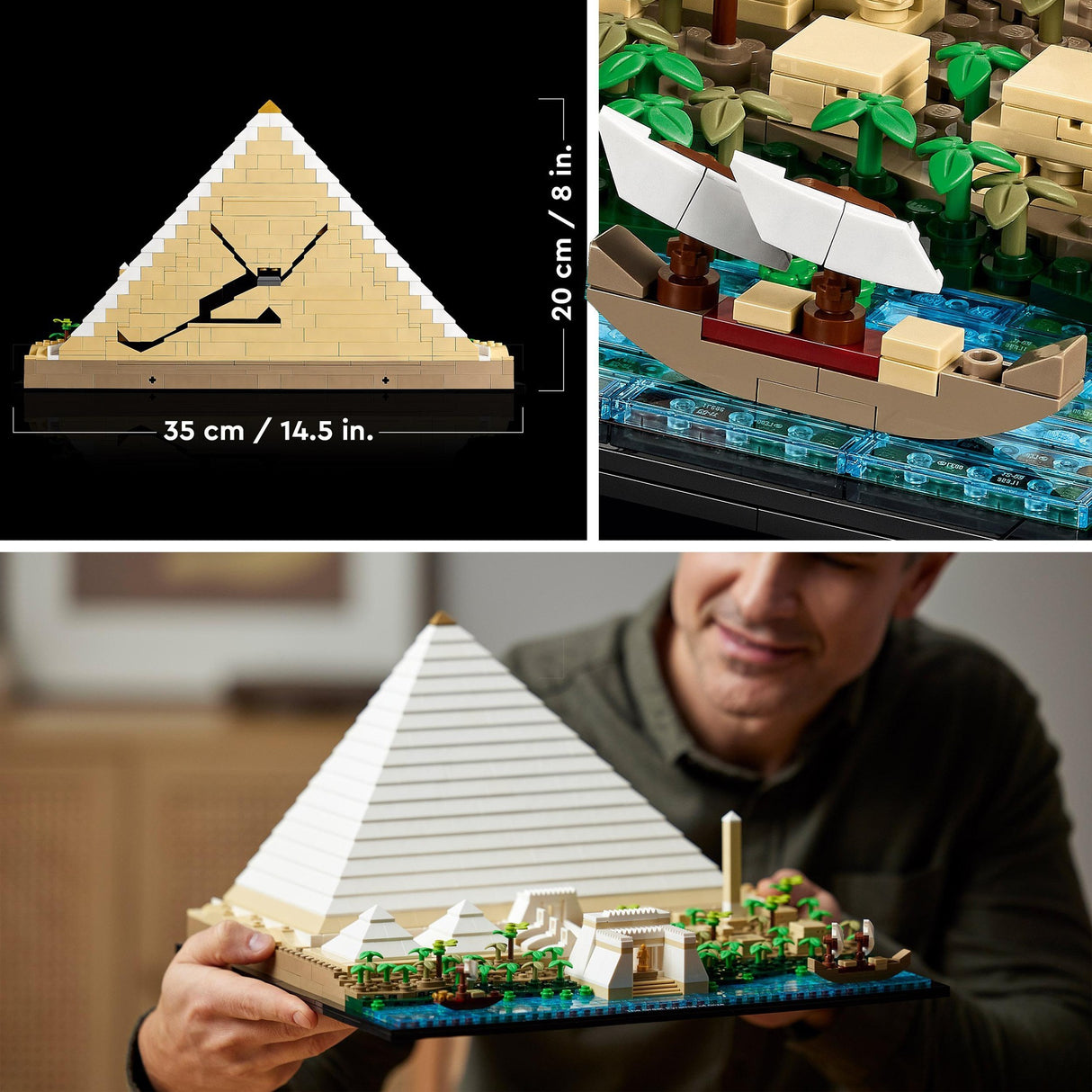 Lego architecture - grote piramide van gizeh constructiespeelgoed (21058)