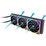 Thermaltake magcurve 360 ultra argb sync aio liquid cooler waterkoeling (zwart)