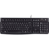 Logitech keyboard k120 for business (us-international lay-out (qwerty), rubberdome)