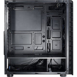 Inter-tech cxc2 midi tower behuizing (zwart | 3x usb-a | window)